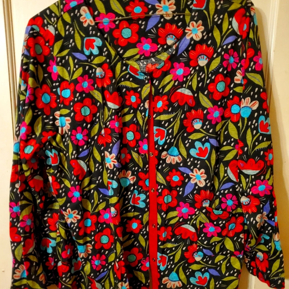 Gudrun Sjoden floral cardigan XL